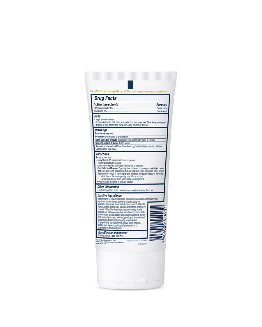 Hydrating Mineral Sunscreen SPF 50 Body Lotion