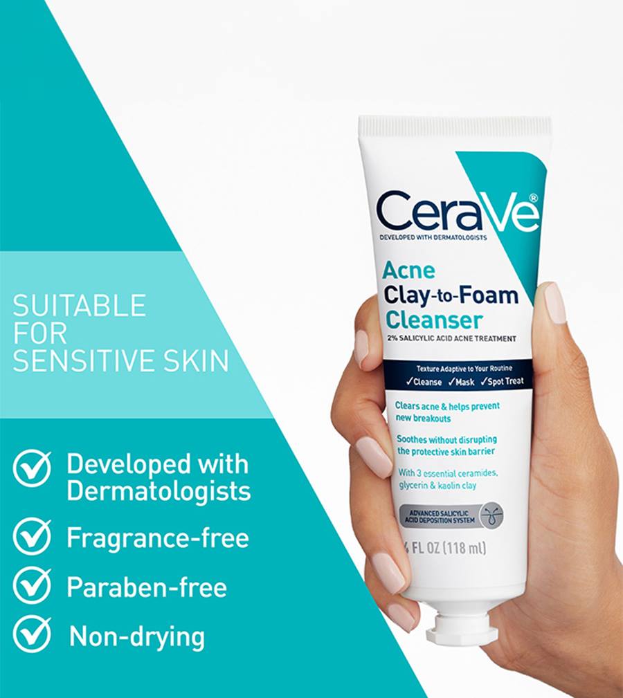 Acne Clay To Foam Cleanser